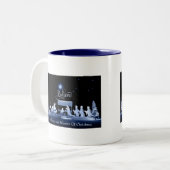 Weihnachts-Tasse Zweifarbige Tasse (Vorderseite Links)