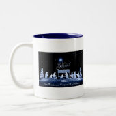 Weihnachts-Tasse Zweifarbige Tasse (Links)