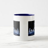 Weihnachts-Tasse Zweifarbige Tasse (Mittel)