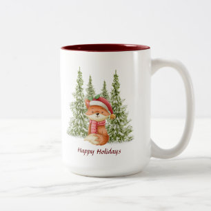 Weihnachts-Tasse Zweifarbige Tasse