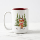 Weihnachts-Tasse Zweifarbige Tasse (Links)