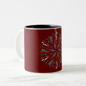 Weihnachts-Tasse Zweifarbige Tasse (Vorderseite Links)