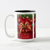 Weihnachts-Tasse Zweifarbige Tasse (Links)