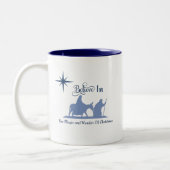 Weihnachts-Tasse Zweifarbige Tasse (Links)