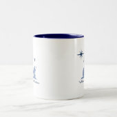 Weihnachts-Tasse Zweifarbige Tasse (Mittel)