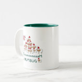 Weihnachts-Tasse Zweifarbige Tasse (Vorderseite Links)