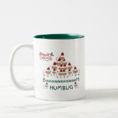 Weihnachts-Tasse Zweifarbige Tasse (Links)