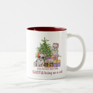 Weihnachts-Tasse Zweifarbige Tasse