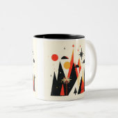 Weihnachts-Tasse Zweifarbige Tasse (VorderseiteRechts)