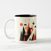 Weihnachts-Tasse Zweifarbige Tasse (Links)