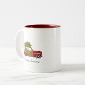 Weihnachts-Tasse Zweifarbige Tasse (Vorderseite Links)