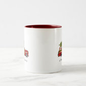 Weihnachts-Tasse Zweifarbige Tasse (Mittel)