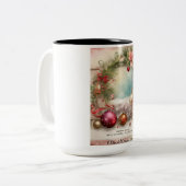 Weihnachts-Tasse Zweifarbige Tasse (Vorderseite Links)