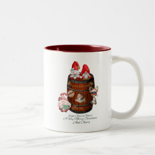 Weihnachts-Tasse Zweifarbige Tasse