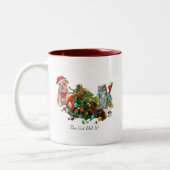 Weihnachts-Tasse Zweifarbige Tasse (Links)