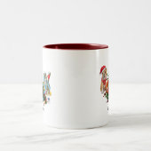 Weihnachts-Tasse Zweifarbige Tasse (Mittel)