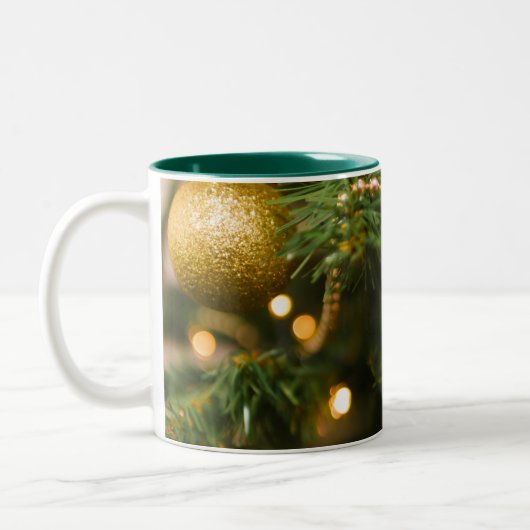 Weihnachts-Tasse Zweifarbige Tasse (Links)