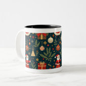 Weihnachts-Tasse Zweifarbige Tasse (Vorderseite Links)