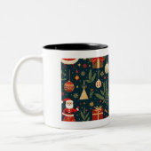 Weihnachts-Tasse Zweifarbige Tasse (Links)