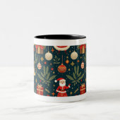 Weihnachts-Tasse Zweifarbige Tasse (Mittel)
