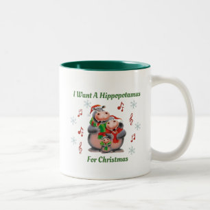 Weihnachts-Tasse Zweifarbige Tasse