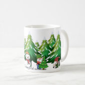 Weihnachts-Tassen-Gnom Kaffeetasse (VorderseiteRechts)