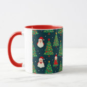 Weihnachts-Tassen-Muster Tasse (Links)