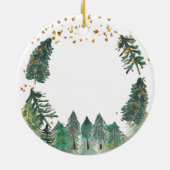 Weihnachts-Taufe Gott segne Ornament (Hinten)