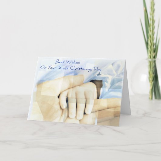 Weihnachts-/Tauferkarten Feiertagskarte (Vorderseite)