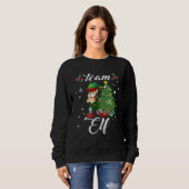 Weihnachts-Team-Elf Sweatshirt (Vorne ganz)