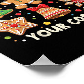 Weihnachts-Tech sagte, ich bin hier, um dein Cooki Poster (Ecke)