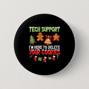 Weihnachts-Tech-Support hier, um Cookies für mich Button