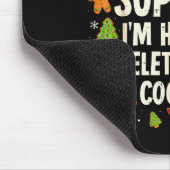 Weihnachts-Tech-Support hier, um Cookies zu lösche Mousepad (Ecke)