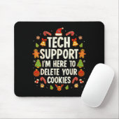Weihnachts-Tech-Support hier, um Cookies zu lösche Mousepad (Mit Mouse)