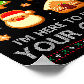 Weihnachts-Tech-Support hier, um Cookies zu lösche Poster (Ecke)