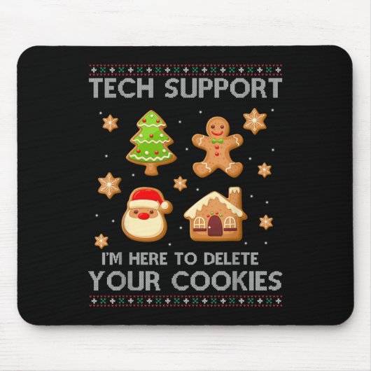 Weihnachts-Tech unterstützt hier, Cookies von Ugly Mousepad (Vorne)