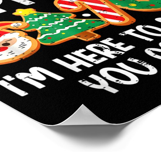 Weihnachts-Tech unterstützt hier, Cookies zu lösch Poster (Ecke)