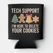 Weihnachts-Tech-Unterstützung hier, um Cookies zu Dosenkühler (Vorderseite)