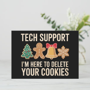 Weihnachts-Tech-Unterstützung hier, um Cookies zu Einladung