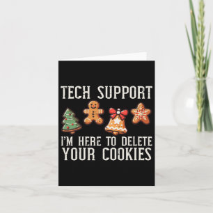 Weihnachts-Tech-Unterstützung hier, um Cookies zu Karte