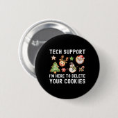 Weihnachts-technische Unterstützung hier, um Cooki Button (Vorne & Hinten)