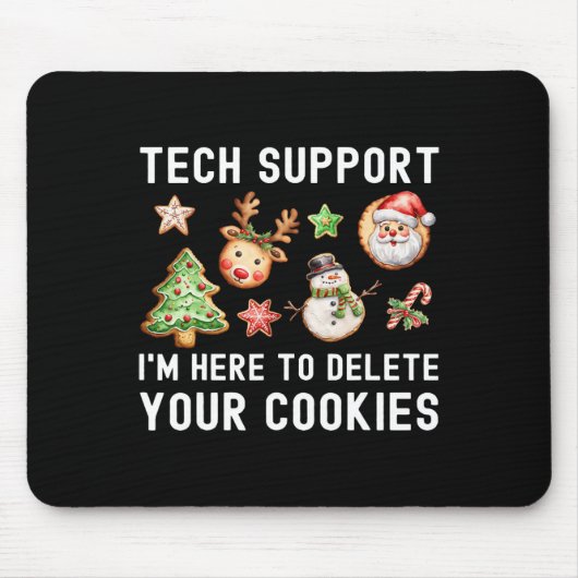 Weihnachts-technische Unterstützung hier, um Cooki Mousepad (Vorne)