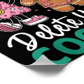 Weihnachts-technische Unterstützung hier, um Cooki Poster (Ecke)