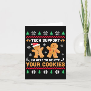 Weihnachts-Technischer Support hier, um Cookies zu Karte