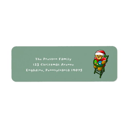 Weihnachts-Teddy (Vorne)