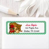 Weihnachts-Teddy-Bär in Cowboy-Hut (Insitu)