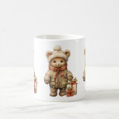 Weihnachts-Teddy-Bären-Tasse Kaffeetasse (Mittel)