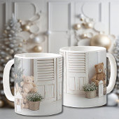 Weihnachts-Teddy-Bears-Keramik Tasse