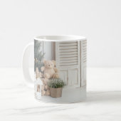 Weihnachts-Teddy-Bears-Keramik Tasse (Vorderseite Links)