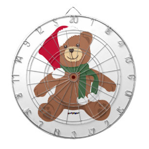 Weihnachts-Teddybär Dartscheibe